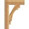 Ekena Millwork Merced Block Rough Sawn Bracket, Western Red Cedar, 4"W x 18"D x 26"H BKT04X18X26MRC05RWR - alternate 4